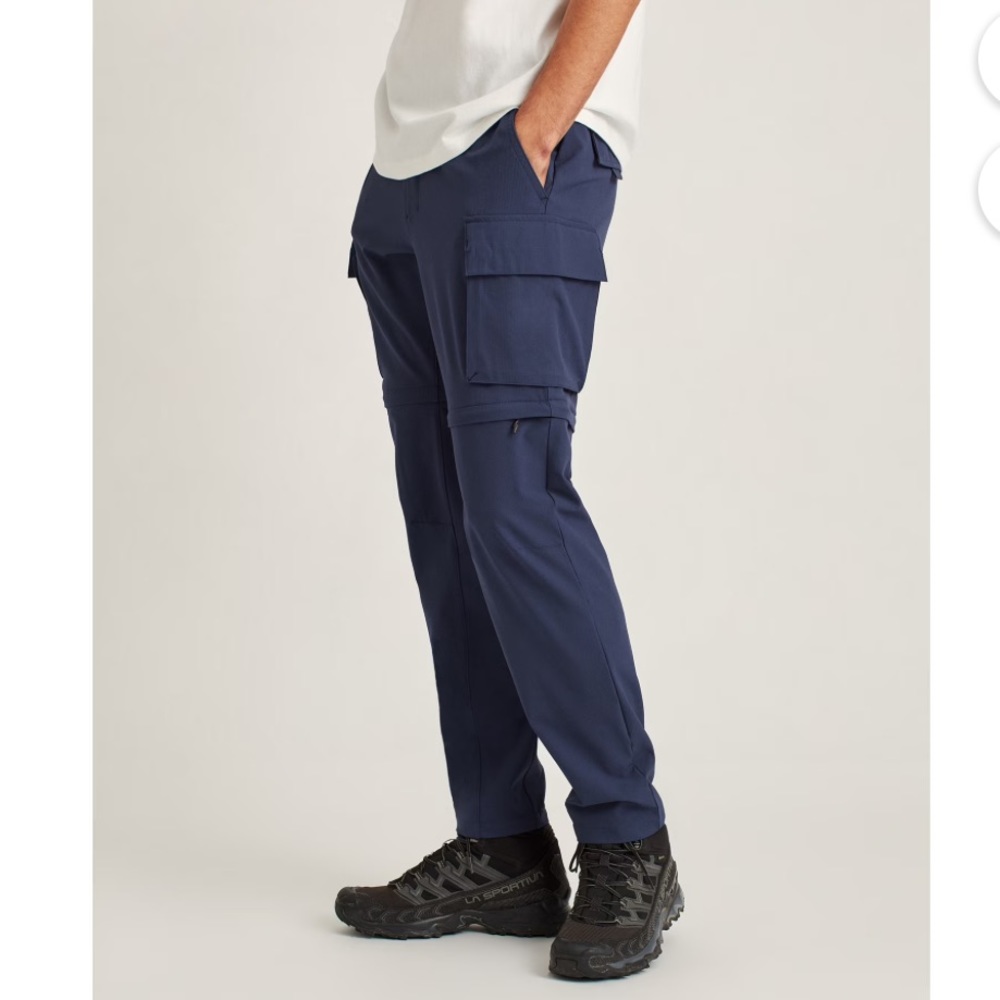 Bonobos Fielder Navy Stretch Convertible Cargo Pant Size XL